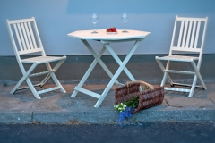 Outside dining